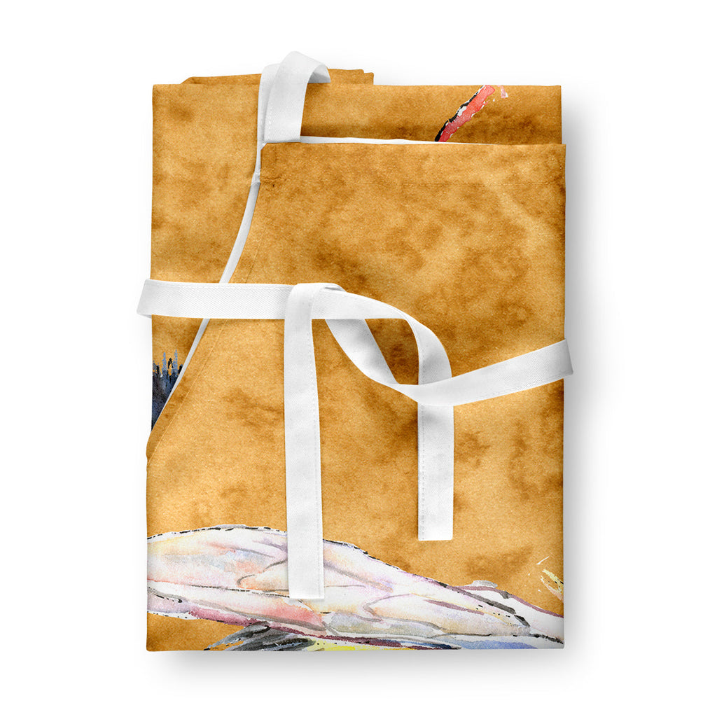 Bee on Gold Apron – Artist-Designed Kitchen, BBQ & Craft Apron