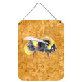 Bee on Gold Aluminium Metal Wall or Door Hanging Prints 8850DS1216