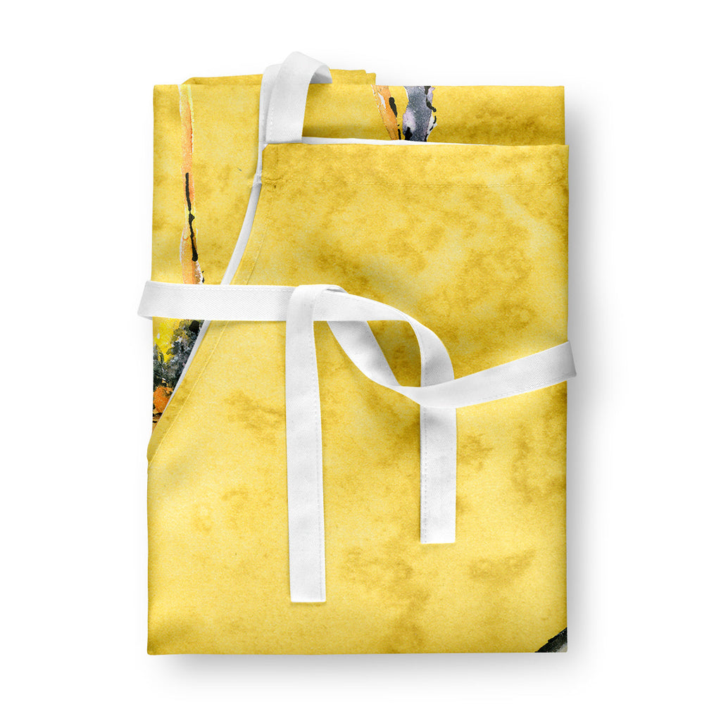Bee on Yellow Apron – Artist-Designed Kitchen, BBQ & Craft Apron 8851APRON