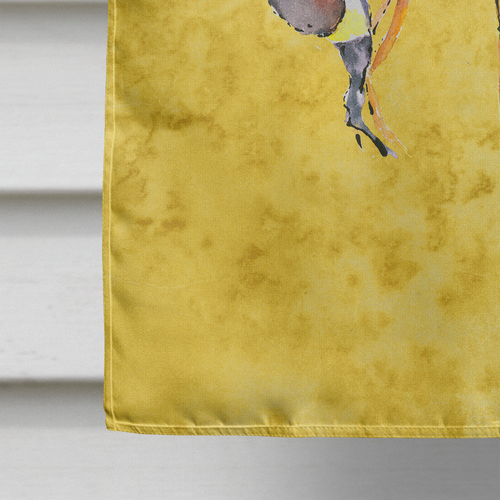 Bee on Yellow Flag Canvas House Size 8851CHF