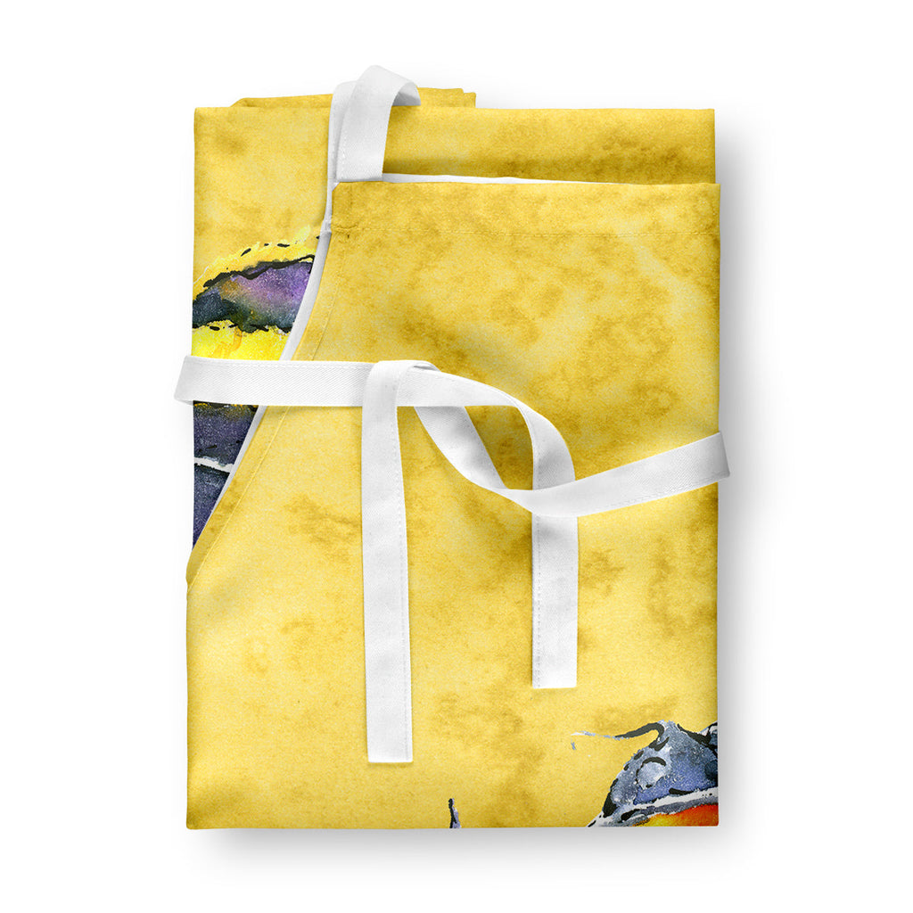 Bee on Yellow Apron – Artist-Designed Kitchen, BBQ & Craft Apron 8852APRON