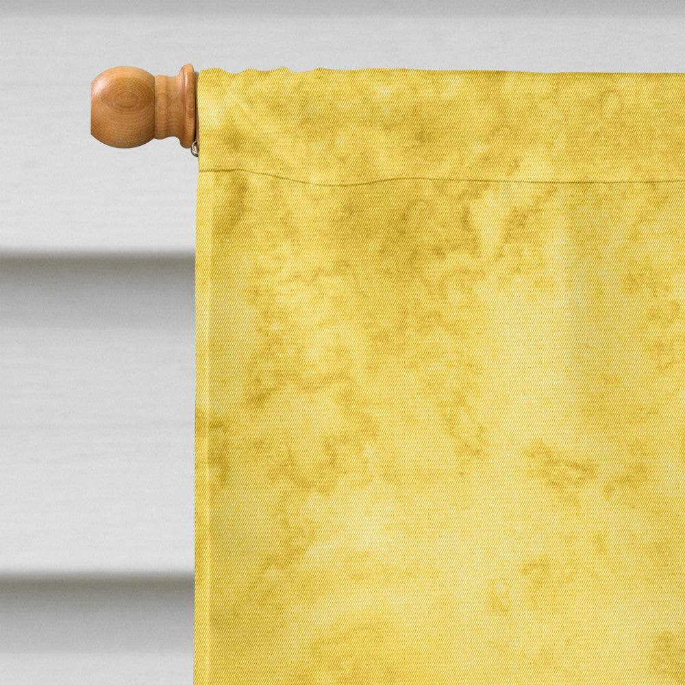 Bee on Yellow Flag Canvas House Size 8852CHF