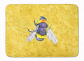 Bee on Yellow Machine Washable Memory Foam Mat 8852RUG