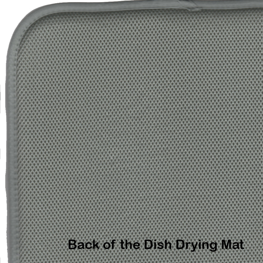 Bee Bees Times Three Dish Drying Mat – Absorbent, Artistic Kitchen Essentials 8879DDM
