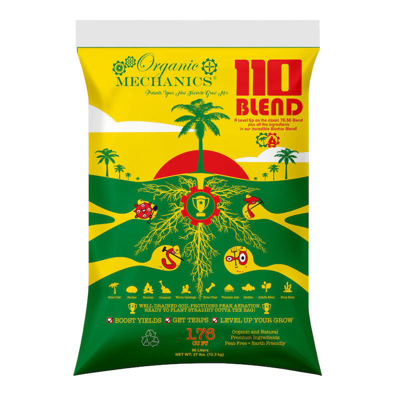 ORGANIC MECHANICS® 110 BLEND Potting Soil–> Level Up your 70:30 Blend COLLECTIVE