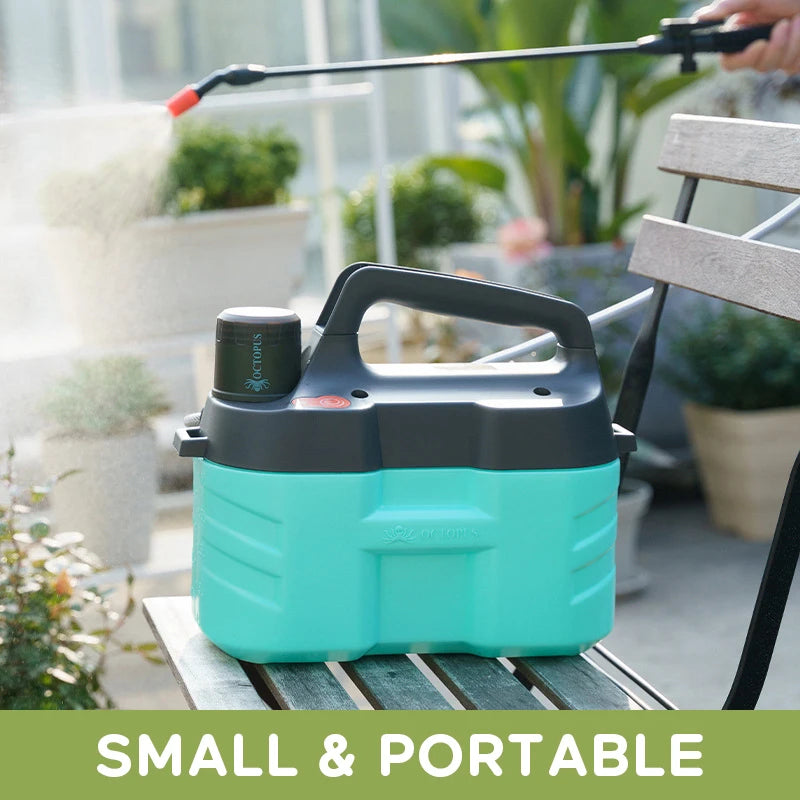 USB Charging Electric Sprayer High Pressure Garden Sprinkler Auto Watering Can Pesticide Spreader 5L Disinfection Atomizer