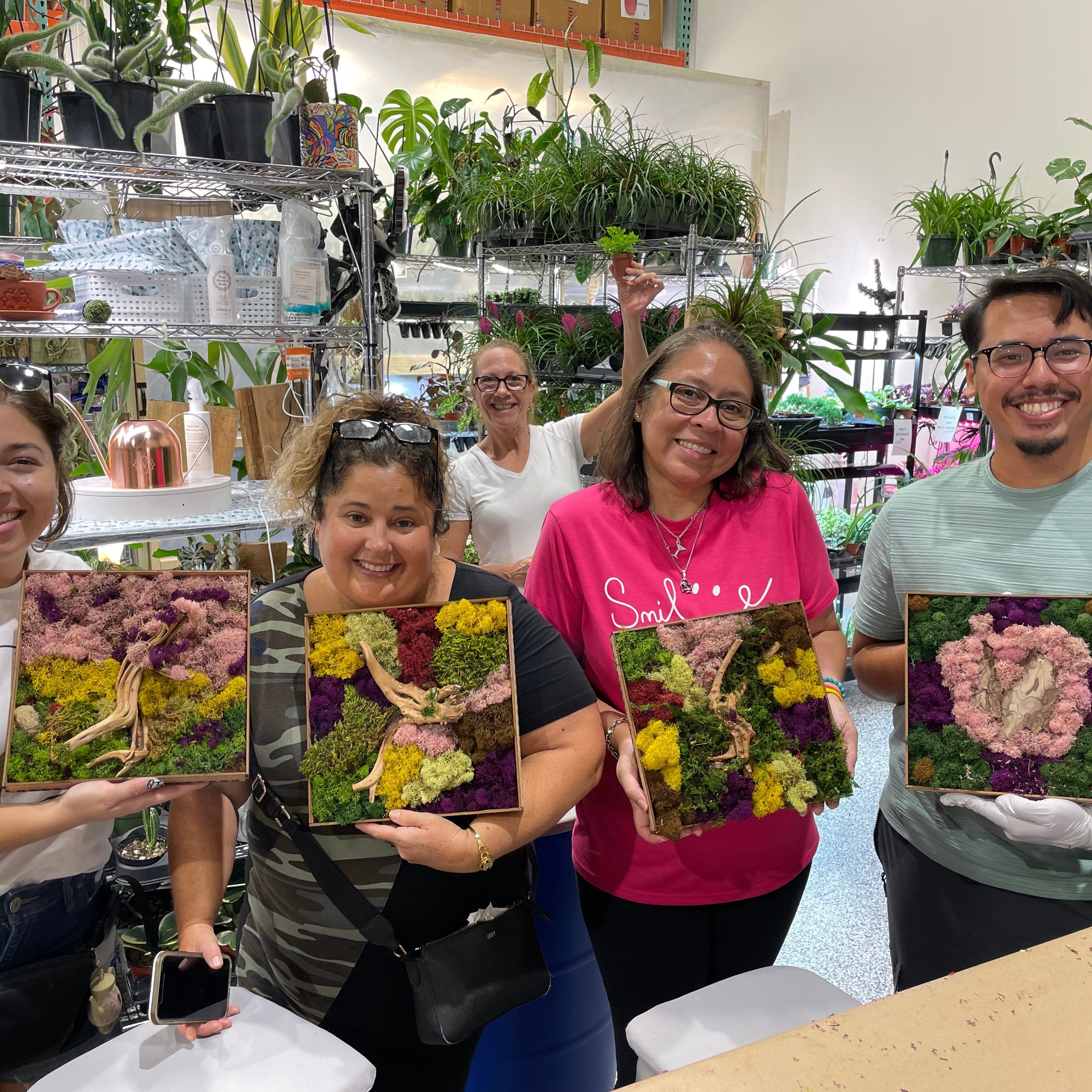 Moss Art Frame Workshop - August 20th at 6 PM