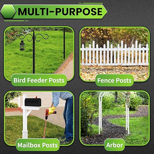 SYITCUN Auger Drill Bit for Planting - 1.6"X16.5" Heavy-Duty Garden Auger Spiral Drill Bit - Bulb Planter Tool & Auger Post Hole Digger - 3/8" Hex Drive Drill