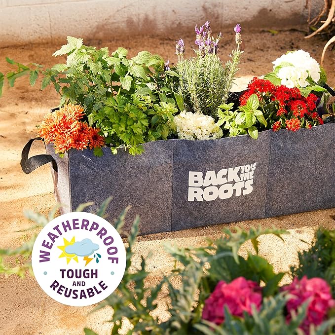 Back to the Roots Breathable Grow Bed, Provides More Oxygen to Roots, Assembles in Seconds 9 cu. ft