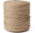Natural Jute Twine,656 Feet 1/4 inch Hemp Twine Rope for Gift Wrapping Craft Plant Garden Christmas Handmade Arts Decoration Packing String Home Decor
