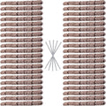 Beuta Landscape Edging | Garden Edging Border | Faux Stone Bricks for Lawn edging, Flower beds, Pathways & Yard Edging– 40 Packs | Each Section Has 6 Bricks 48"L x 4"W x 2.25"H |120 Spikes|Cobblestone
