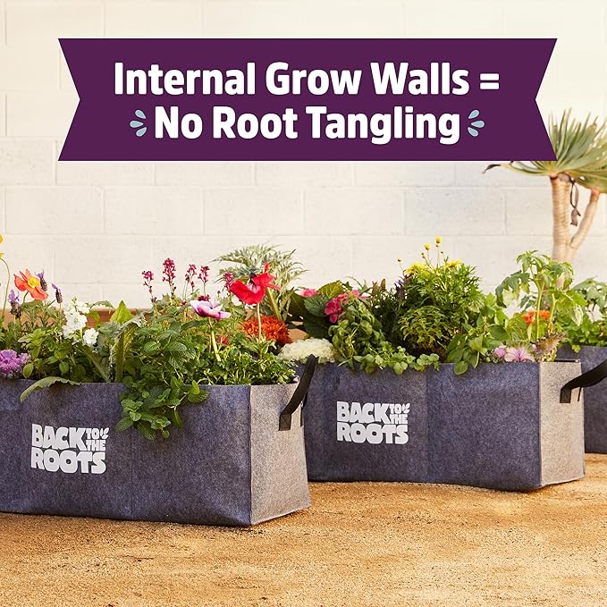 Back to the Roots Breathable Grow Bed, Provides More Oxygen to Roots, Assembles in Seconds 9 cu. ft
