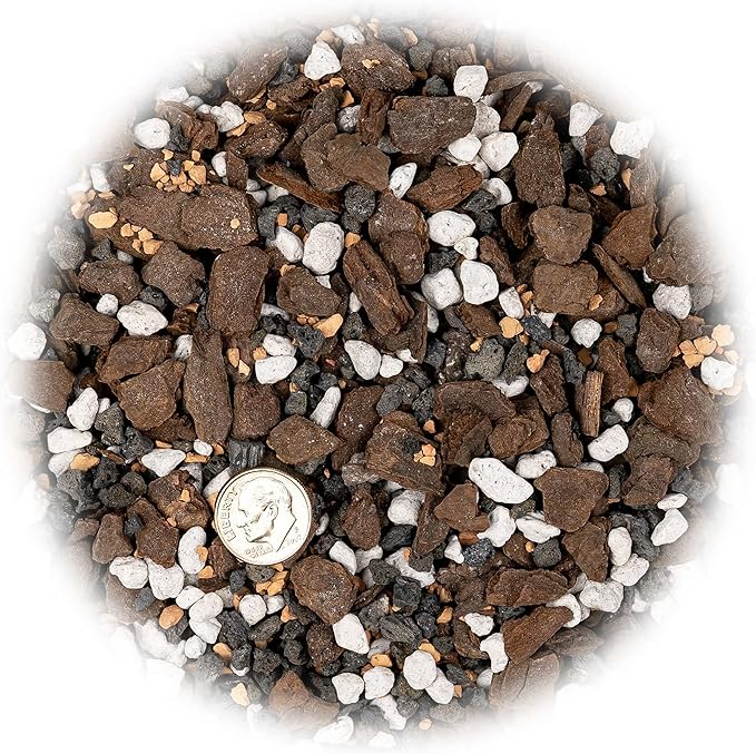 Premium Bonsai Soil All Purpose Fast Draining Mix - 10 Quart - Pumice, Lava, Calcined Clay and Pine Bark Potting Pre Mixed Bonsai Plant Soil Mixture by GARDENERA - Made in USA - (2 Bags of 5QT)
