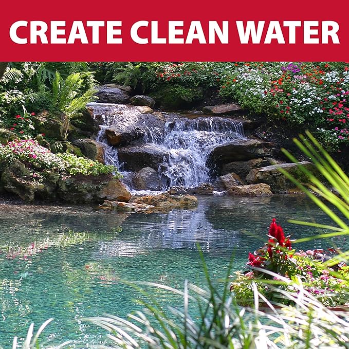 The Pond Guy Straw Barley Bale for Water Gardens, Fountains & Small Koi Ponds, Natural Clarifier, Simple & Easy to Use Pond Maintenance, 1-Pound Bale