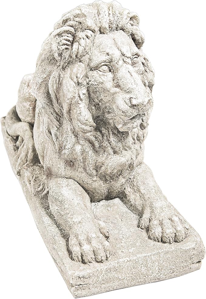 Design Toscano Lyndhurst Manor Lion Sentinel Statue: Set of Two