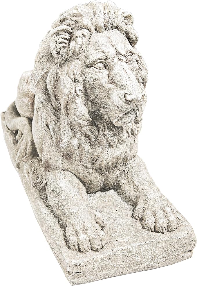 Design Toscano Lyndhurst Manor Lion Sentinel Statue: Set of Two