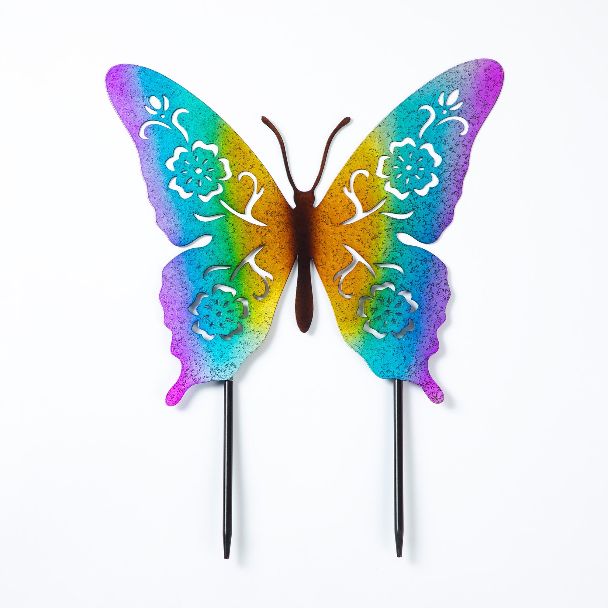 Butterfly or Hummingbird Silhouette Garden Stake