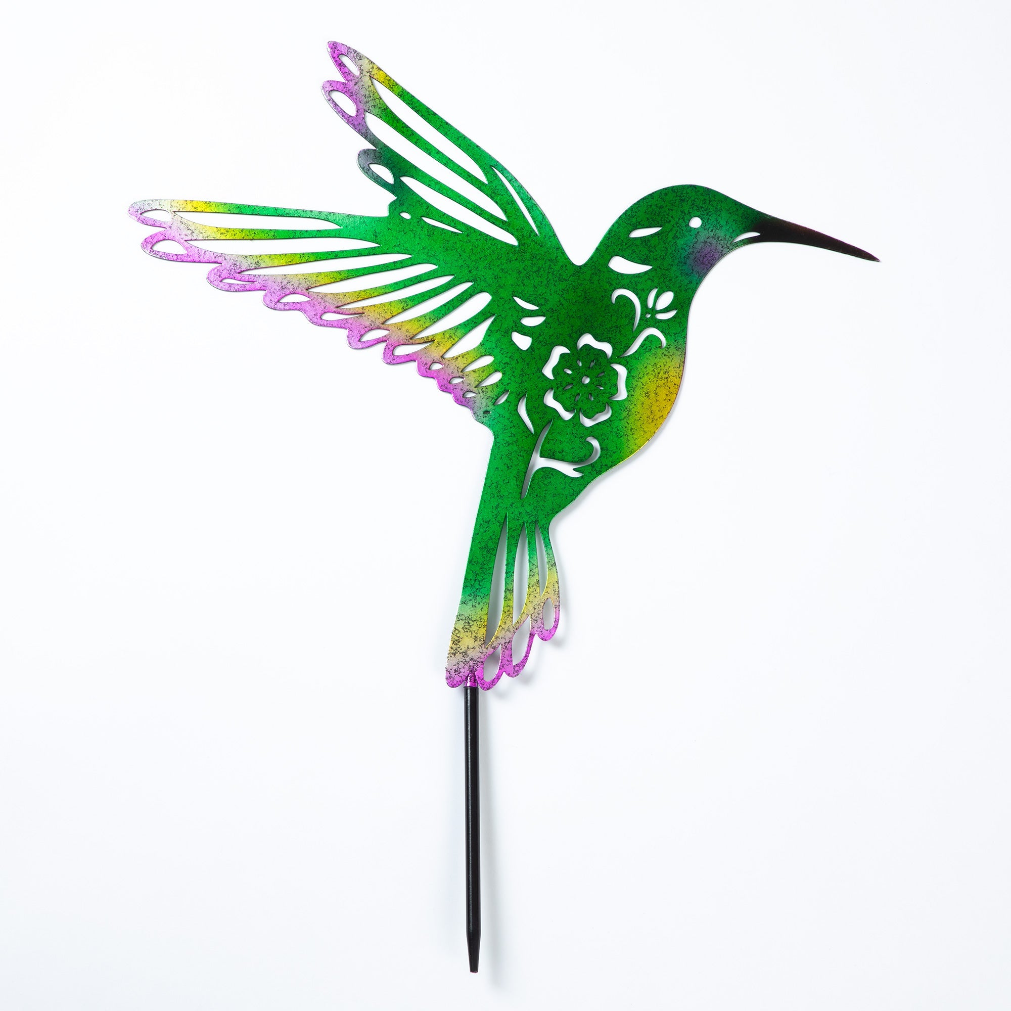 Butterfly or Hummingbird Silhouette Garden Stake