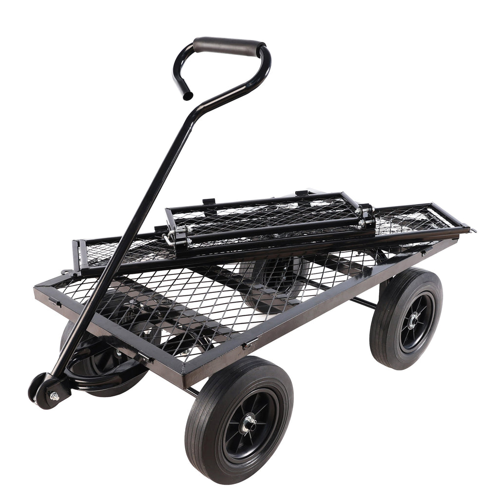 Solid Wheels Garden Cart Wagon