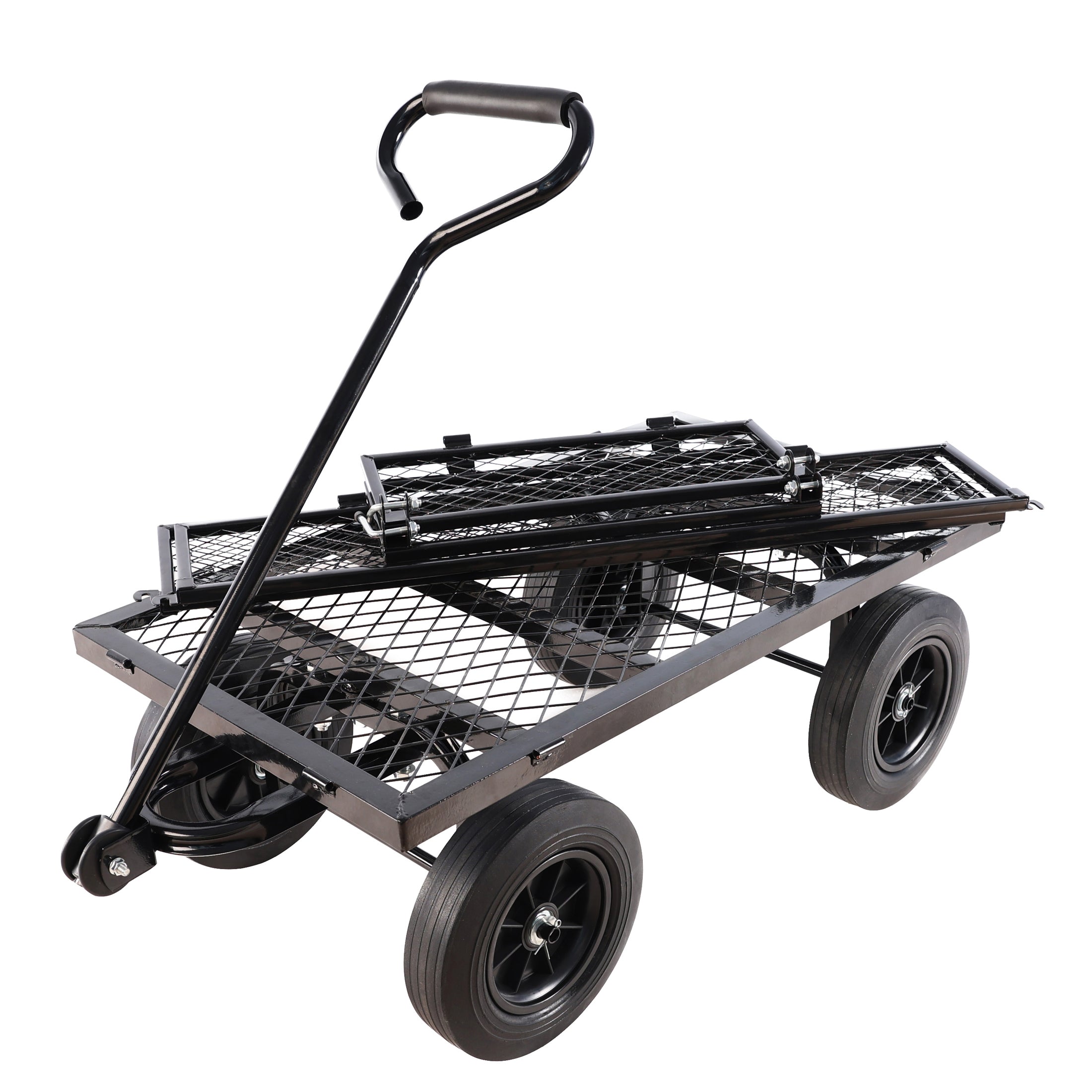 Solid Wheels Garden Cart Wagon