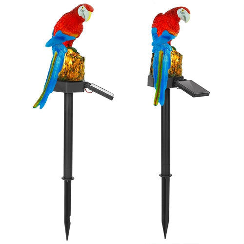 Solar LED Parrot Garden Light – IP65 Waterproof Outdoor Lamp