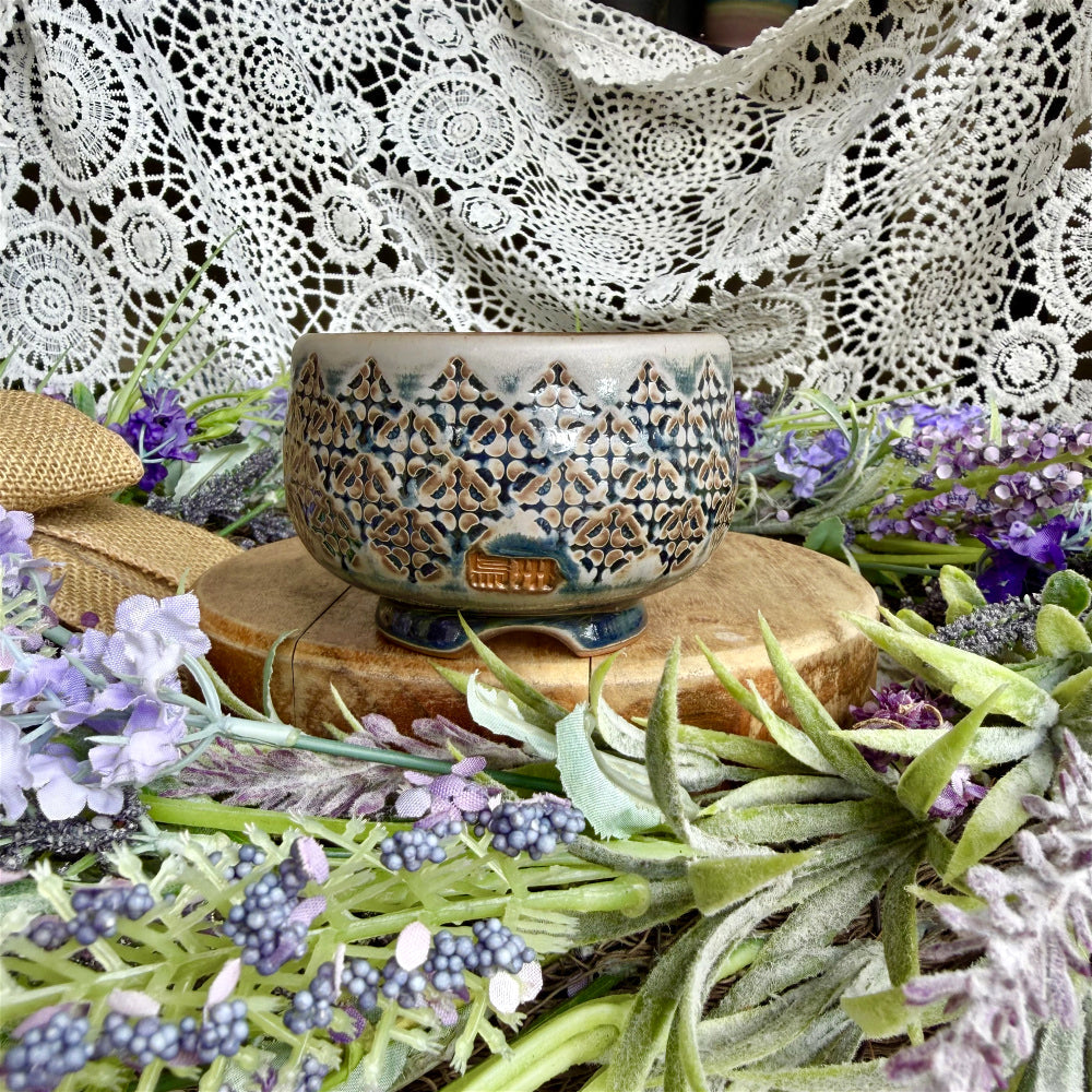 WS-0050 Modern Handmade Ceramic Planter Pot - Pot rim diameter: 3"