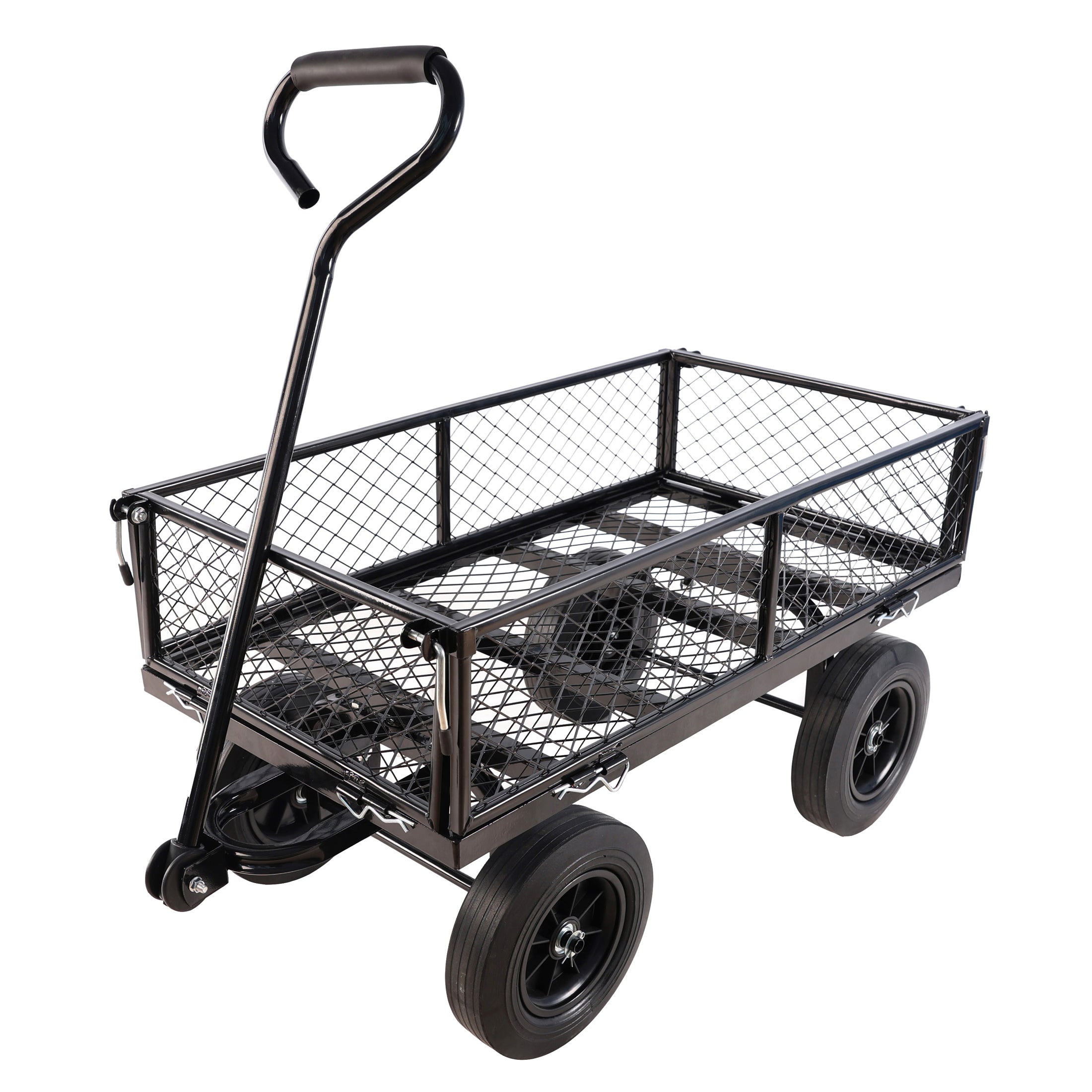 Solid Wheels Garden Cart Wagon