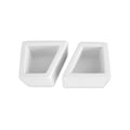Geometric Cement Planter Set – 2-Piece Concrete Pot Set