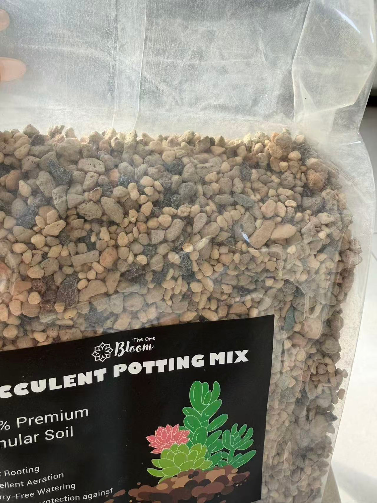 2.5 lb Inorganic Succulent Soil Mix | Fast-Draining Granular Blend for Cactus & Thick-Leaved Plants