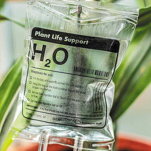Life Support - Automatic Watering System for House Plants - Fun Garden Gifts - Home Accessories - Indoor Plant Waterer
