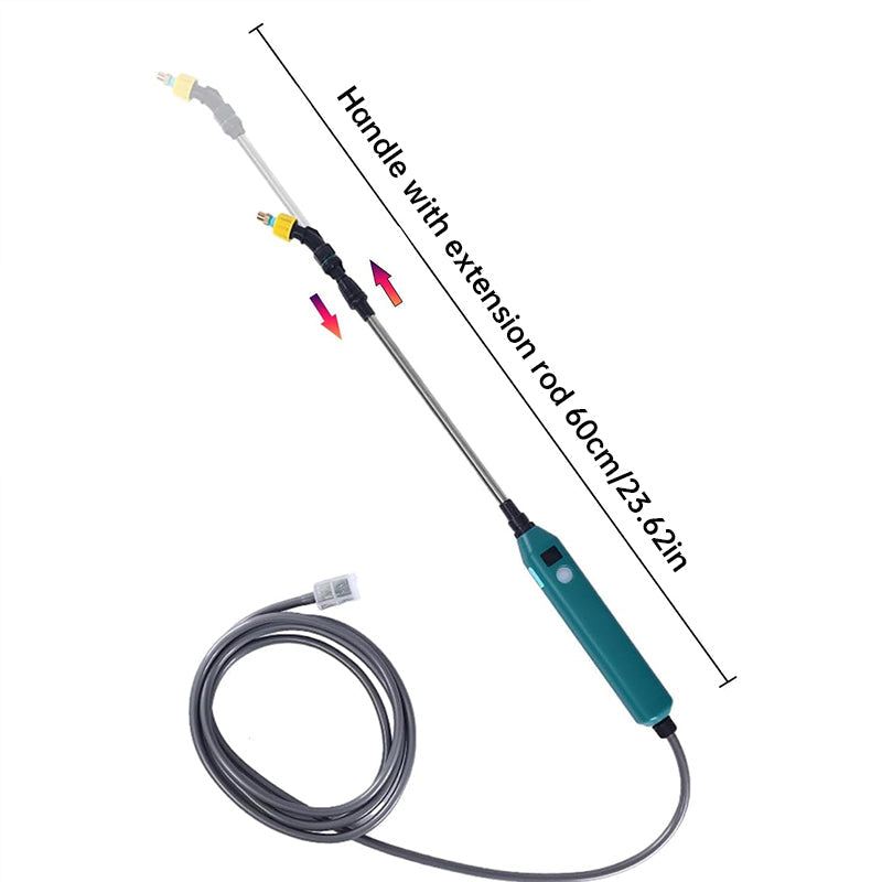2400mAh Portable Electric Sprayer. 3 Nozzles, High - Pressure, for Garden Plant Watering