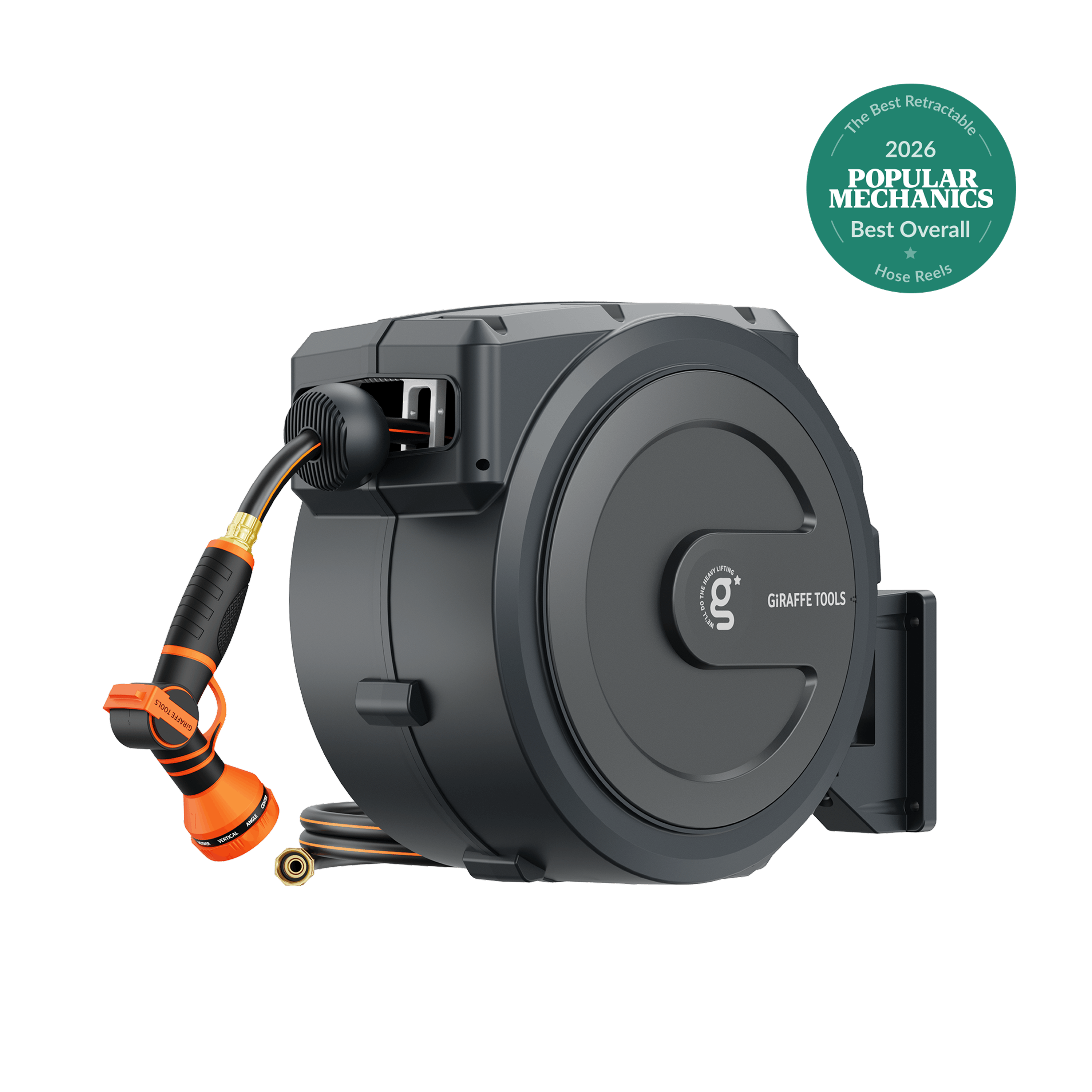 Retractable Garden Hose Reel-1/2in-100ft