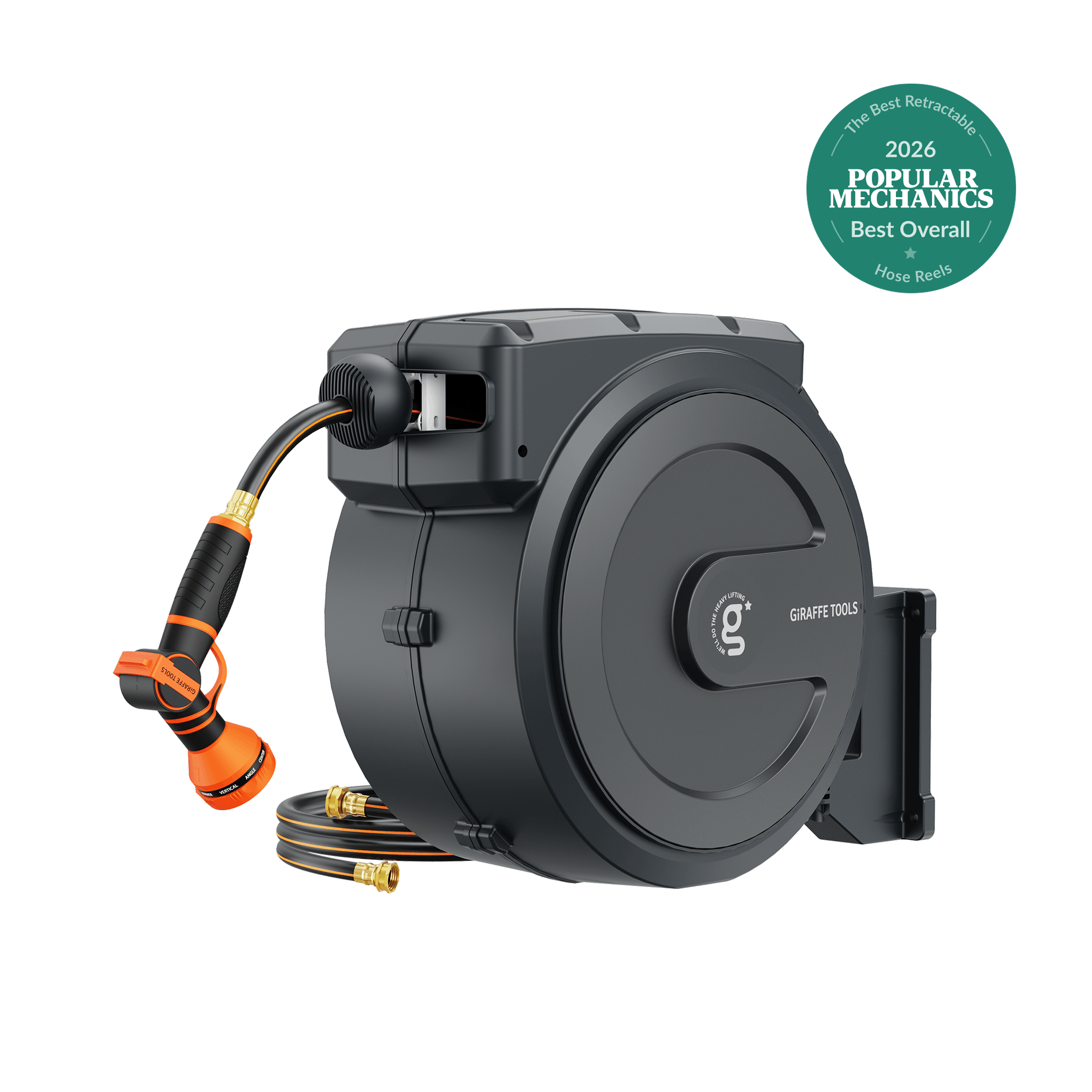 Retractable Garden Hose Reel-1/2in-130ft