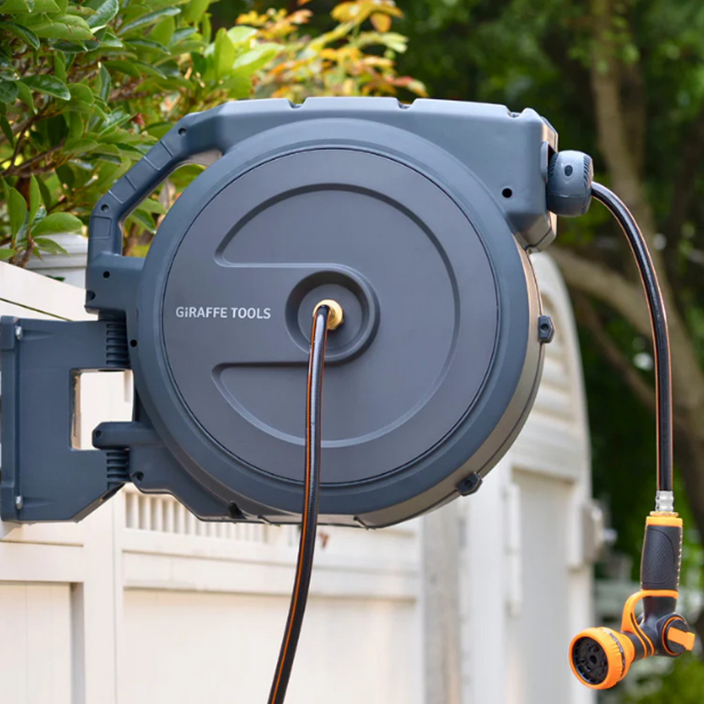 Retractable Garden Hose Reel 65ft-155ft