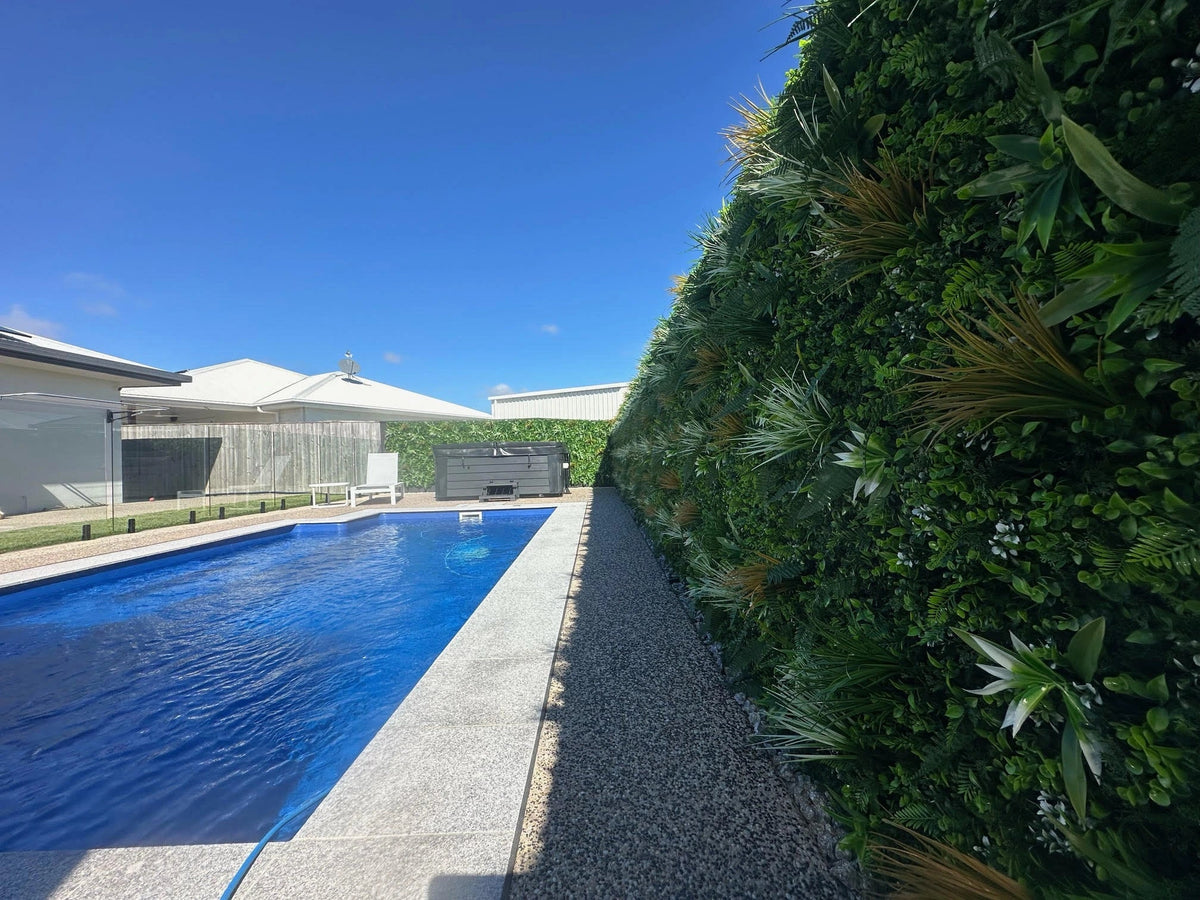 Sample Panel – Wild Tropics Vertical Garden (Small Sample)