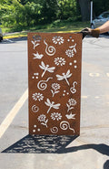 Privacy Screen Panels or Large Metal Wall Decor (46" Inch)