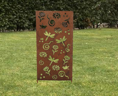 Outdoor Metal Patio Privacy Screen Panels (60” & 72”) – Heavy-Duty Steel for Deck & Backyard