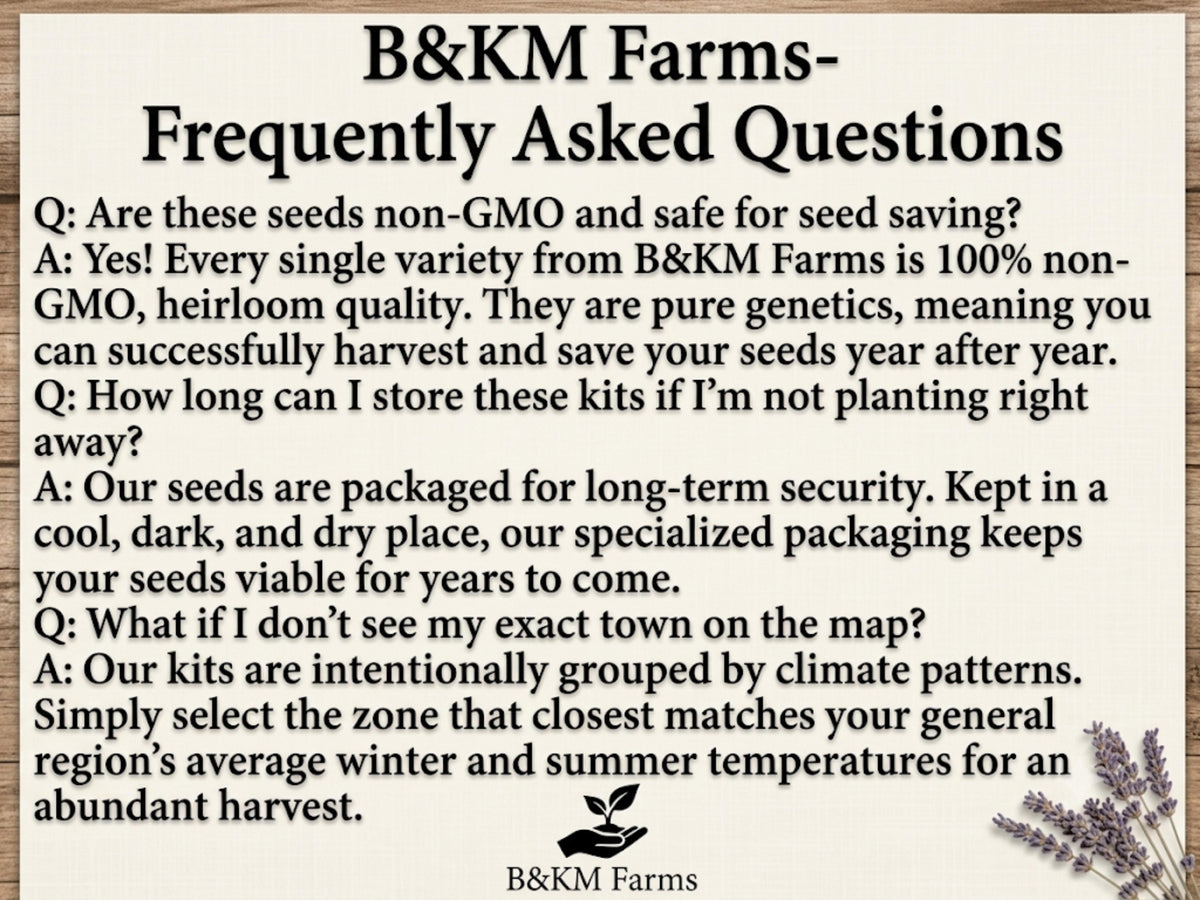 30 Seed Packet Vault: Heirloom, Non-GMO Vegetable Seed Packets