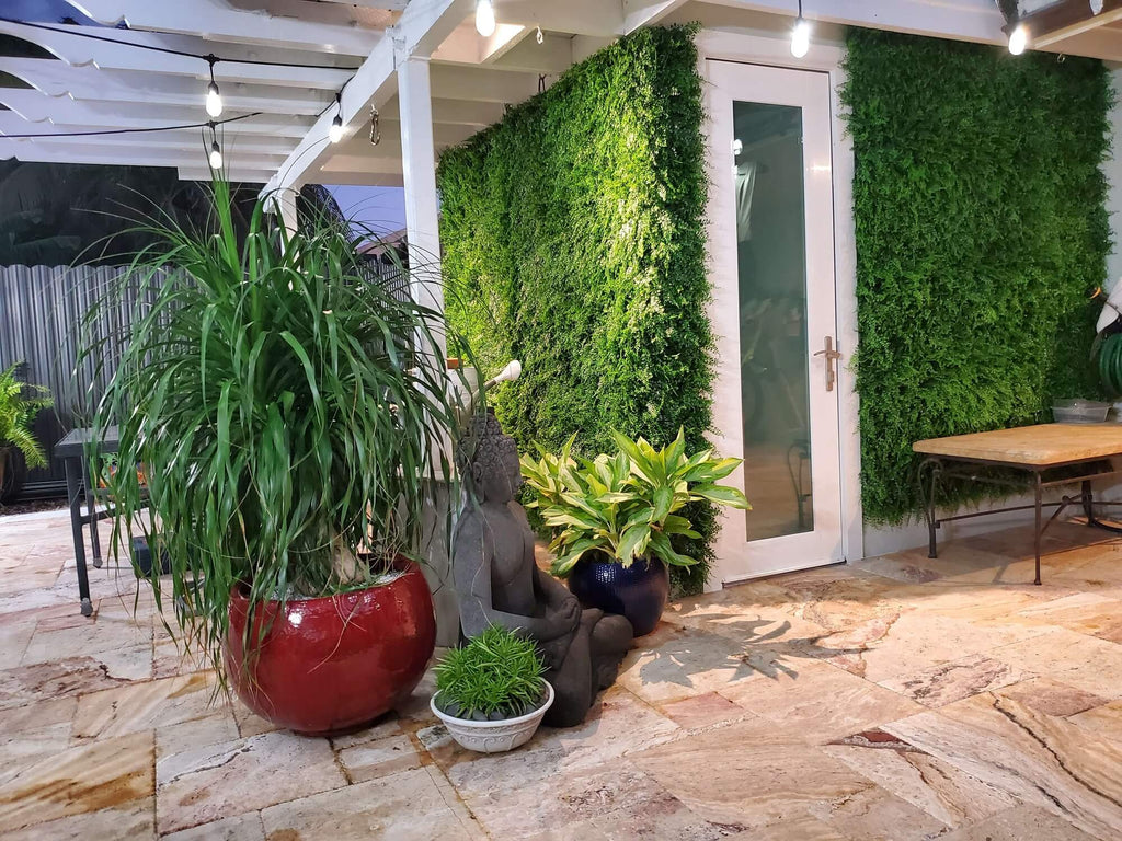 Sample Panel – Lush Fern Green Wall (Small Sample)