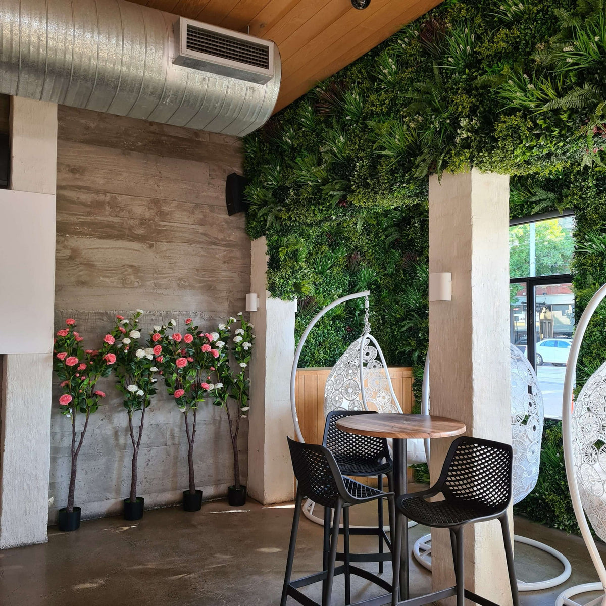 Sample Panel – Lush Spring Vertical Garden (Small Sample)