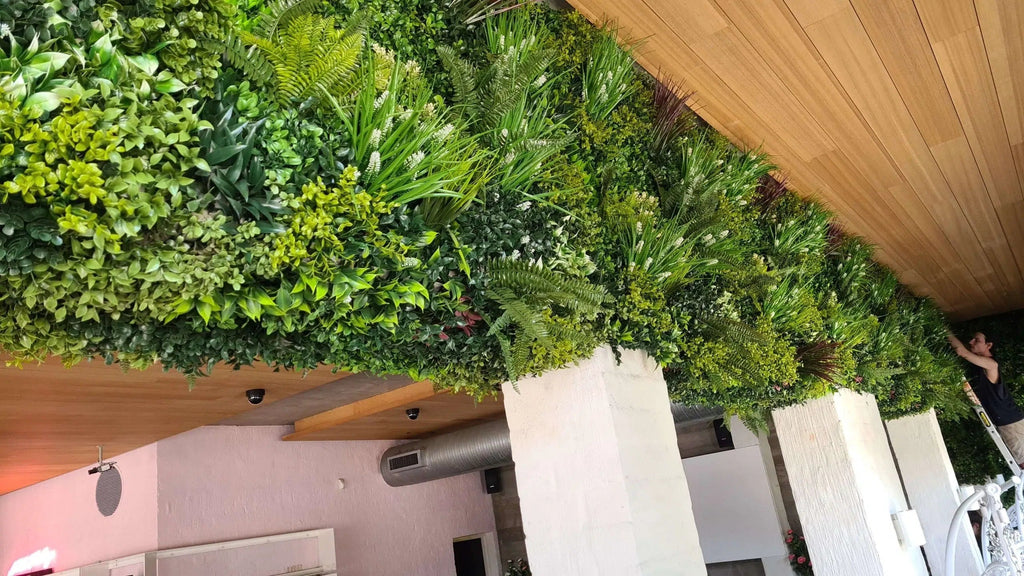 Sample Panel – Lush Spring Vertical Garden (Small Sample)