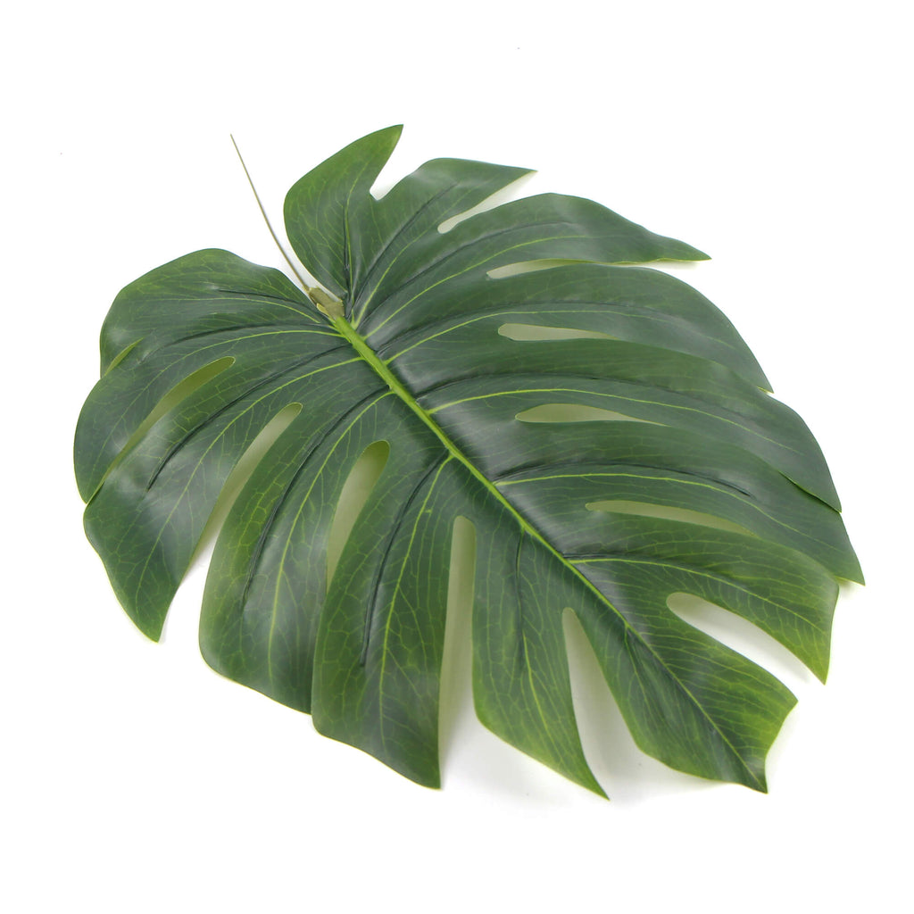 Single Philodendron Leaf Artificial Hanging Plant 11.5in (Clearance Price)