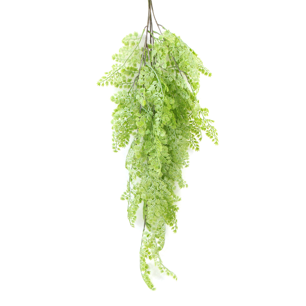 Light Green Maidenhair Fern Artificial Hanging Plant 31in – UV Resistant