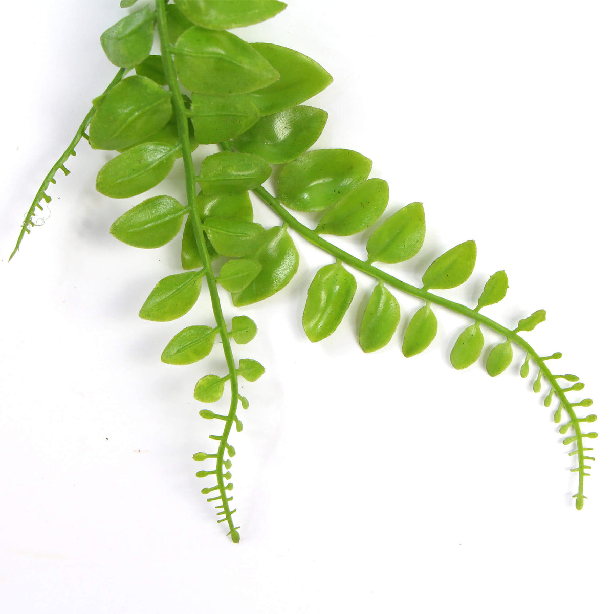 Light Green Button Fern Artificial Hanging Plant 31in – UV Resistant
