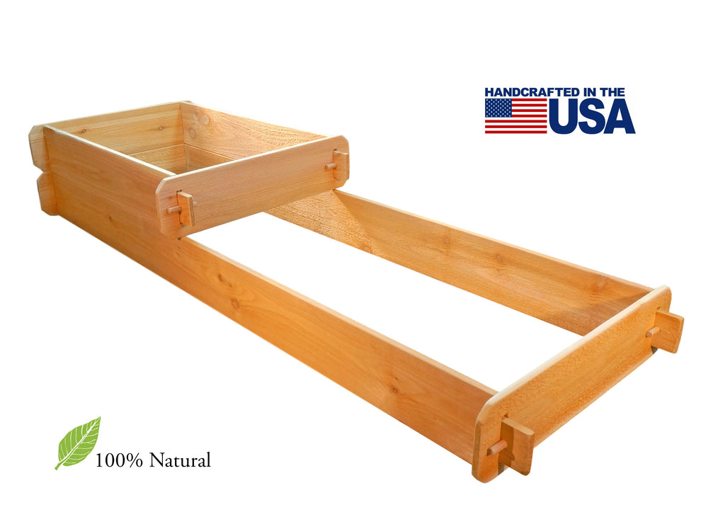 2x6 2-Tiered Cedar Raised Garden Bed from Timberlane Gardens
