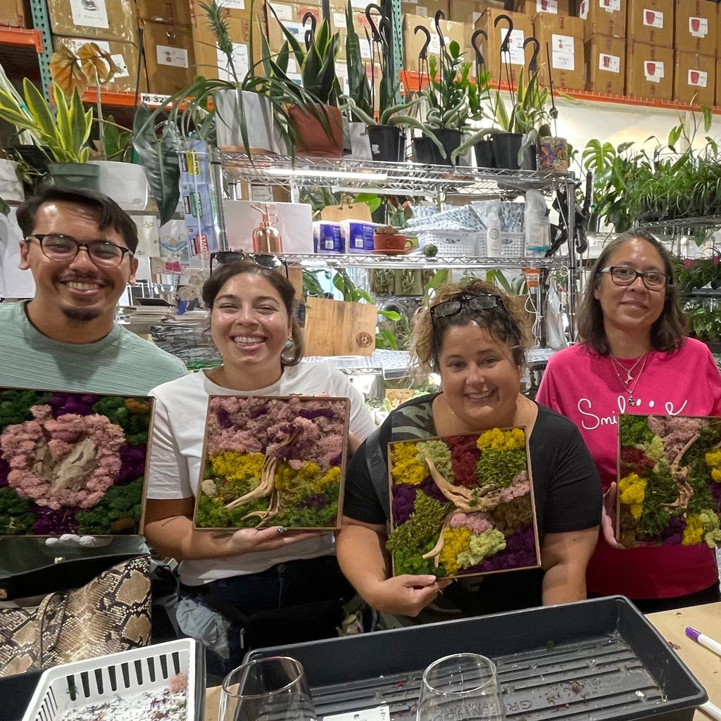 Moss Art Frame Workshop - August 20th at 6 PM