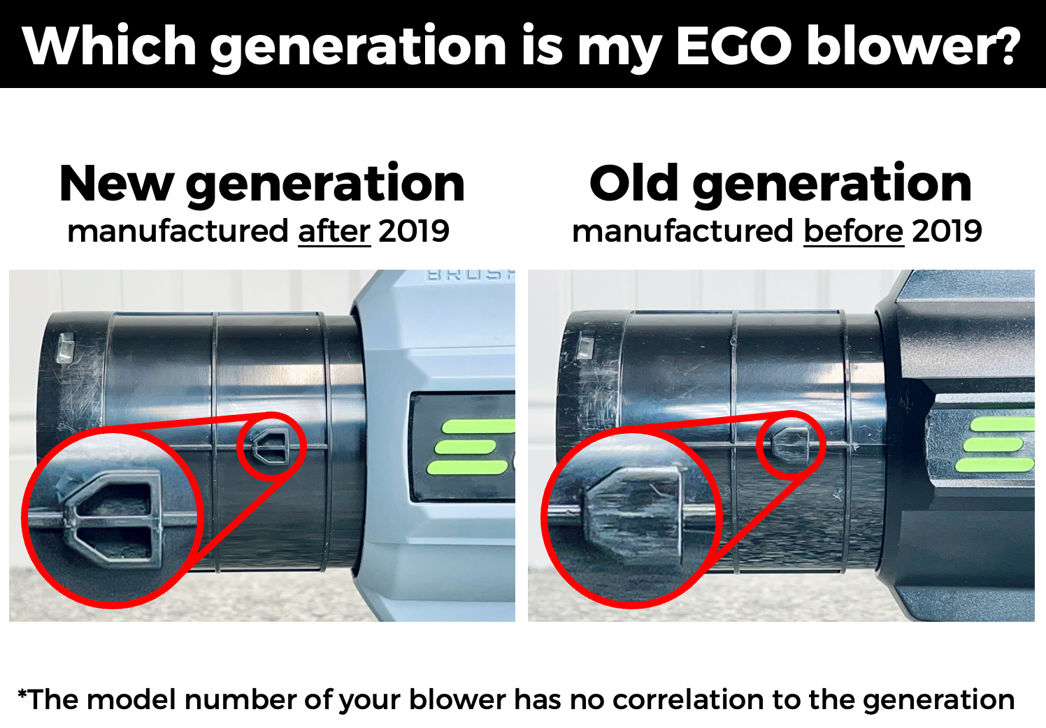 STUBBY® Car Drying Nozzle for EGO Leaf Blowers (765, 670, 650, 615, 580, 575, & 530 CFM Models)