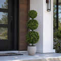 4' Artificial English Boxwood Topiary Tree