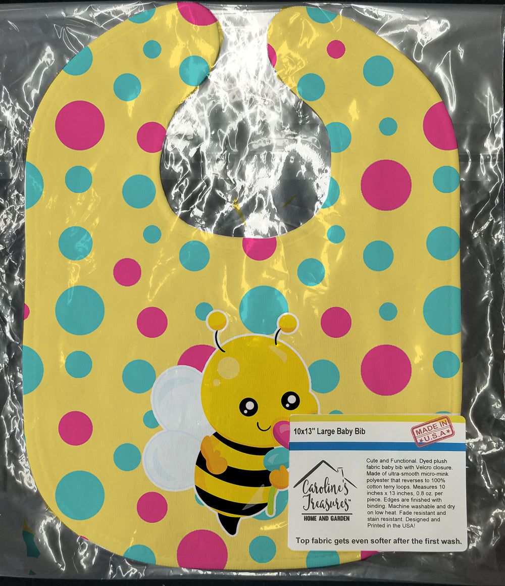 Bee with Flower Baby Bib BB7097BIB