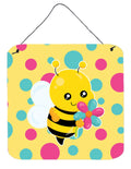 Bee with Flower Wall or Door Hanging Prints BB7097DS66